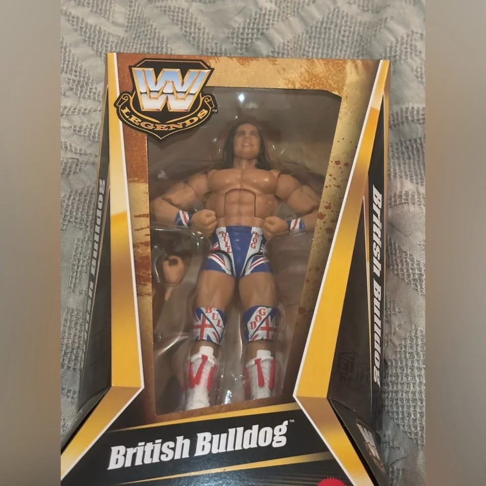 British Bulldog WWE Elite Collection Legends Series 29 Action Figure New in Box - Picture 2 of 5